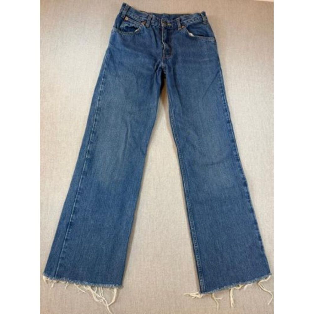Levi's Premium Women's 645 Orange Tab Reproduction Raw Hem Jeans Size 26